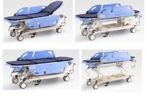 ORP-PT05 Hospital Patient Transportation Stretcher Bed show